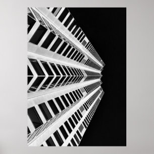 LOW ANGLE PHOTOGRAPHY OF HIGH RISE BUILDING POSTER