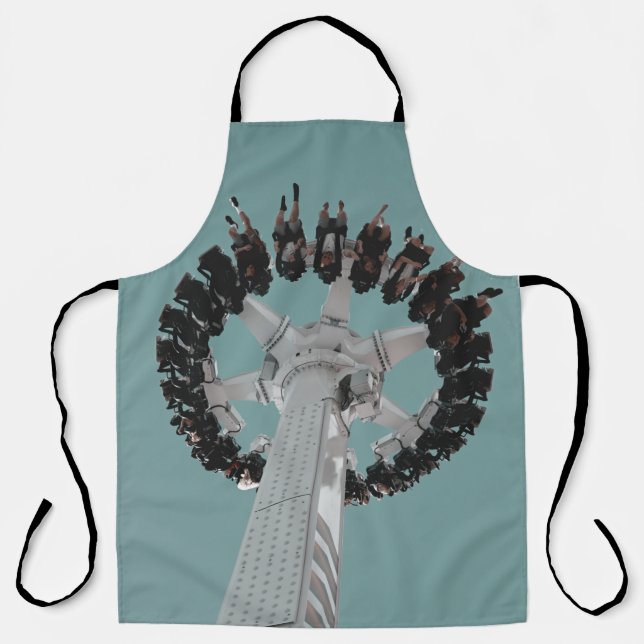 Low-angle photography of people riding a drop-down apron (Front)