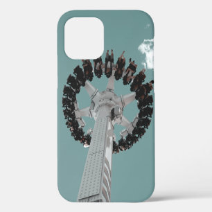 Low-angle photography of people riding a drop-down iPhone 12 case