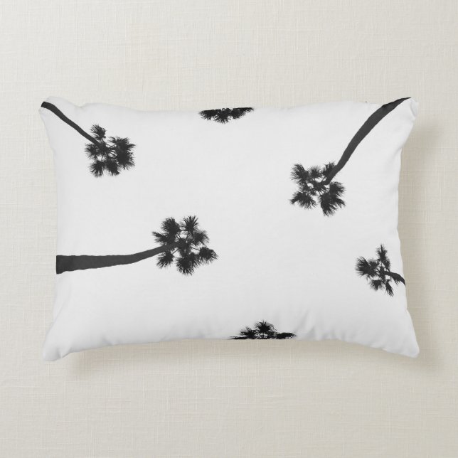 Low angle photography of six trees decorative cushion (Front)