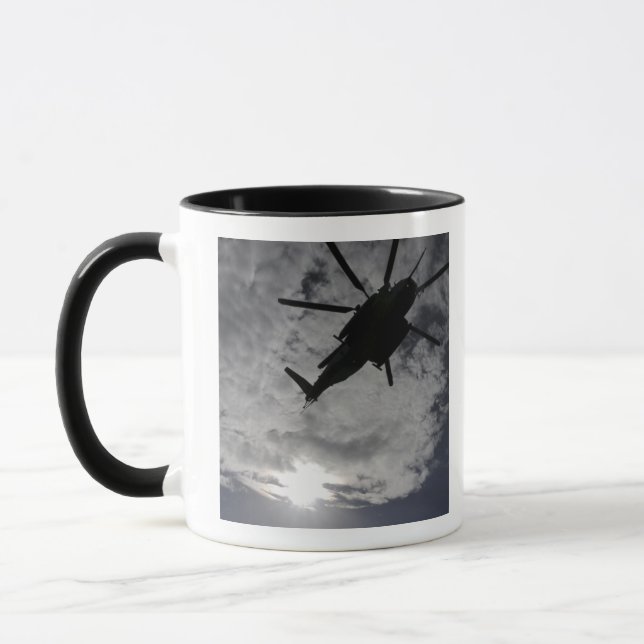 Low angle view of a CH-53E Mug (Left)