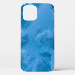 Low angle view of blue clouds iPhone 12 case