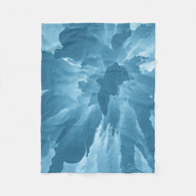 Low angle view of stalactites fleece blanket (Front)