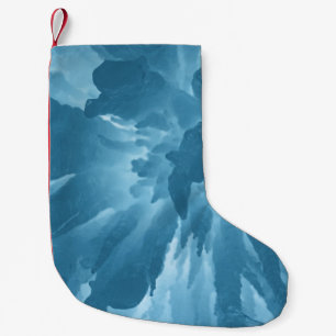 Low angle view of stalactites small christmas stocking