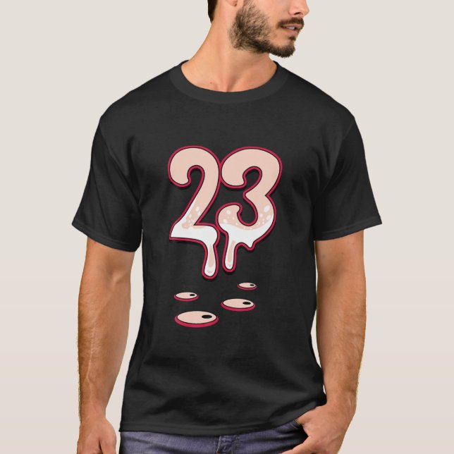 Low Arctic Orange 5S Tee To Match Number 23 Drippi (Front)