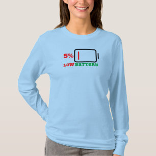 Low Battery 5% T-Shirt