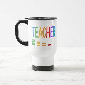 Low Battery Design Teacher Travel Mug