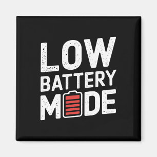 Low Battery Mode Sticker  Magnet