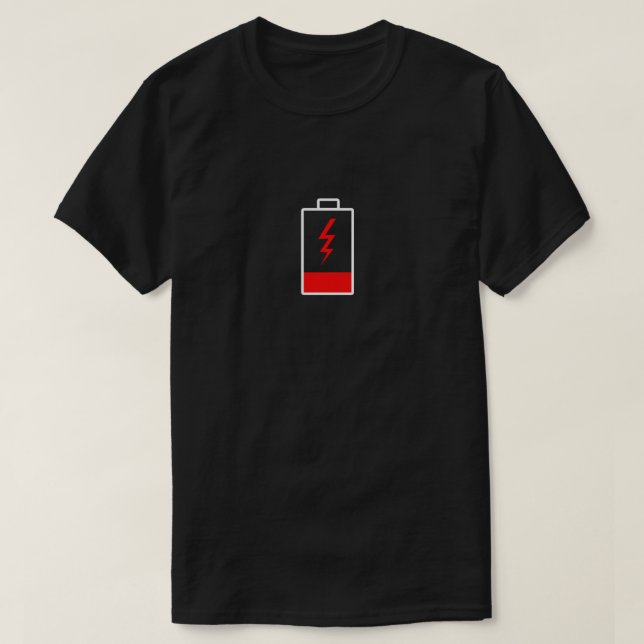 Low Battery T-Shirt (Design Front)