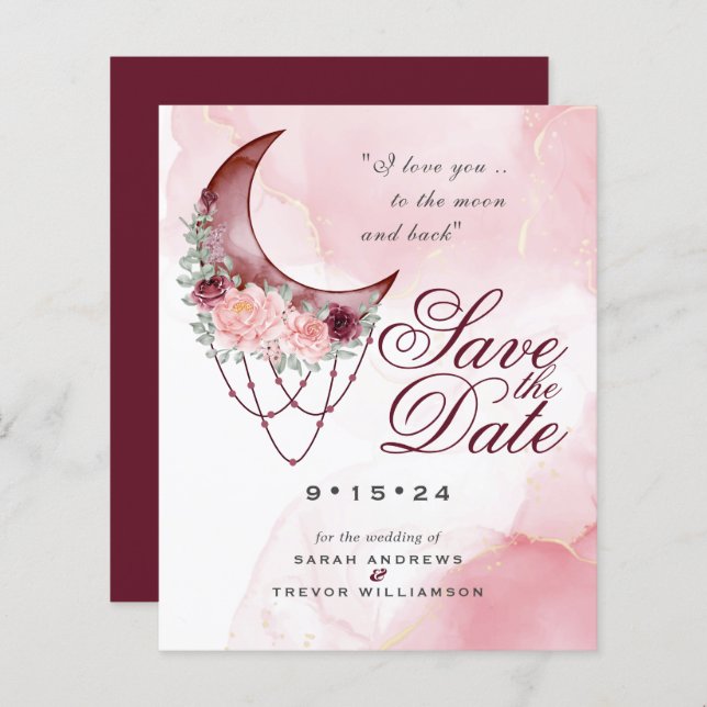 Low Budget Rustic Crescent Moon Mandala (Front/Back)