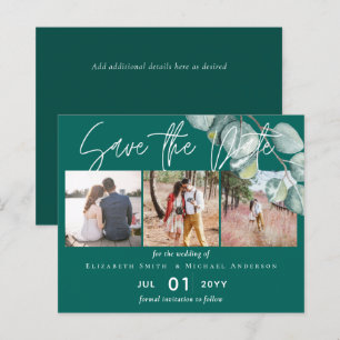 Low Budget TEAL White EUCALYPTUS Wedding