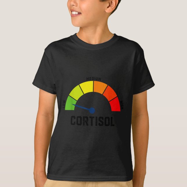 Low cortisol levels v meme  T-Shirt (Front)