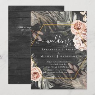 Low Cost Budget PAMPAS GRASS TROPICAL Wedding