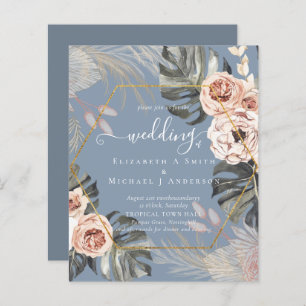 Low Cost Budget PAMPAS GRASS TROPICAL Wedding