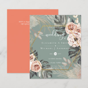 Low Cost Budget PAMPAS GRASS TROPICAL Wedding