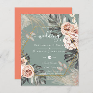 Low Cost Budget PAMPAS GRASS TROPICAL Wedding