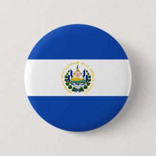 Low Cost! El Salvador Flag 6 Cm Round Badge