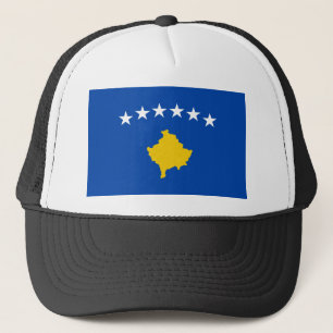Low Cost! Kosovo Flag Trucker Hat