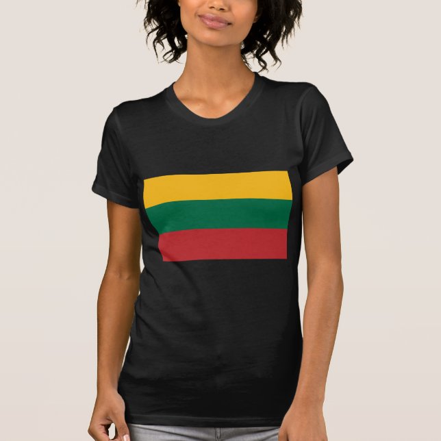 Low Cost! Lithuania Flag T-Shirt (Front)