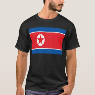 Low Cost! North Korea Flag T-Shirt