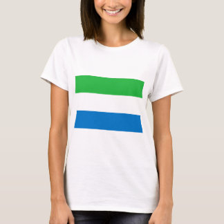 Low Cost! Sierra Leone Flag T-Shirt