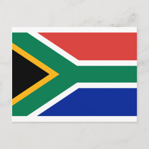 Low Cost! South Africa Flag Postcard