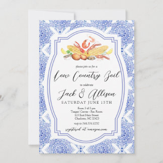 Low Country Boil Invitation, Low country Boil Invitation