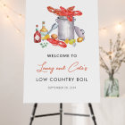 Low Country Boil Welcome Foam Board