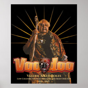 Low Country Voodoo Priestess Valerie A Boles Poster