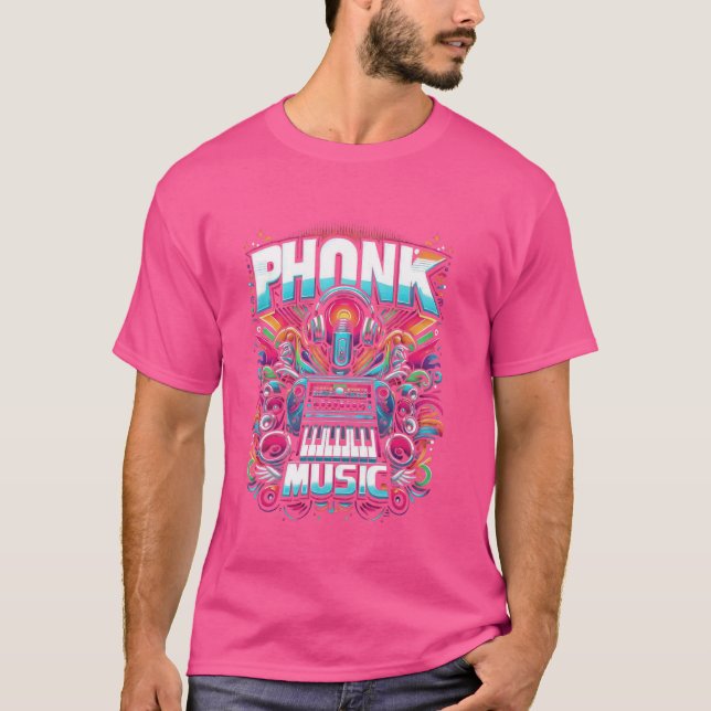Low-Fi & Funky The Phonk Life T-Shirt (Front)