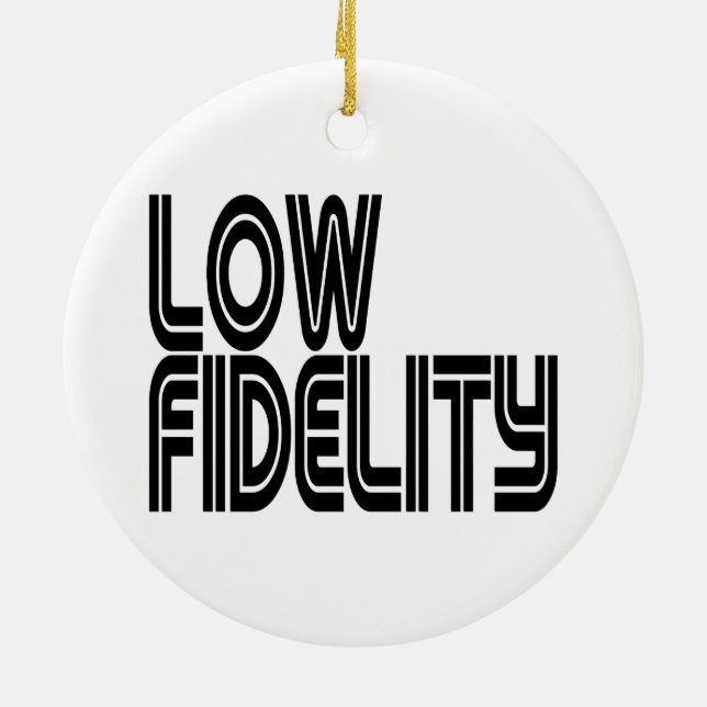 Low Fidelity Ceramic Tree Decoration (Back)