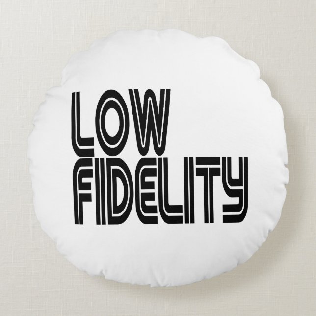 Low Fidelity Round Cushion (Front)