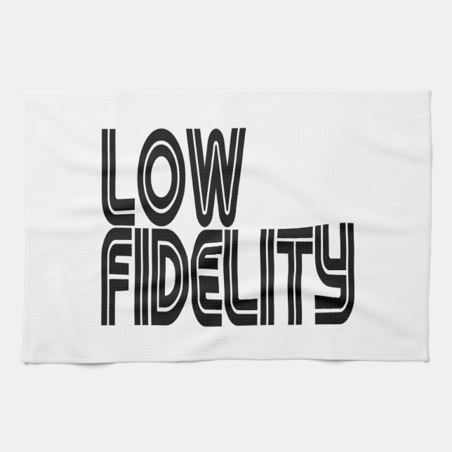 Low Fidelity Tea Towel (Horizontal)
