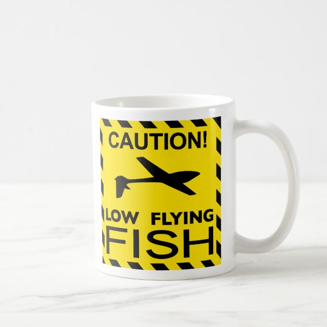 "Low Flying Fish" Mug (Right)