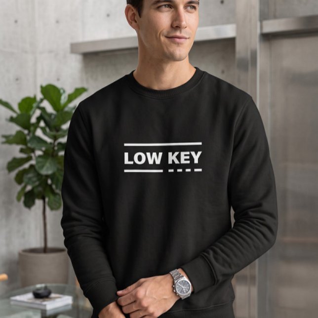 Low Key Minimalist Crewneck Sweatshirt | Modern (Creator Uploaded)
