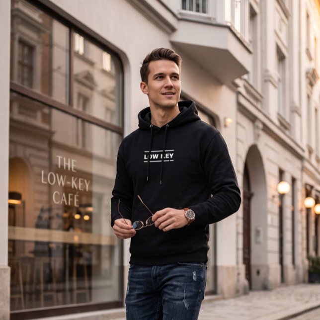 Low Key Minimalist Pullover Hoodie | Urban (Creator Uploaded)