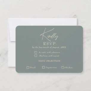 Low Key RSVP Card
