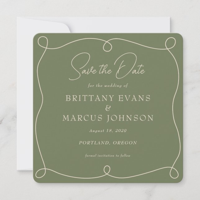 Low Key Save The Date (Front)