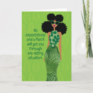 Low-key therapy - No expactations and a Plan B Thank You Card