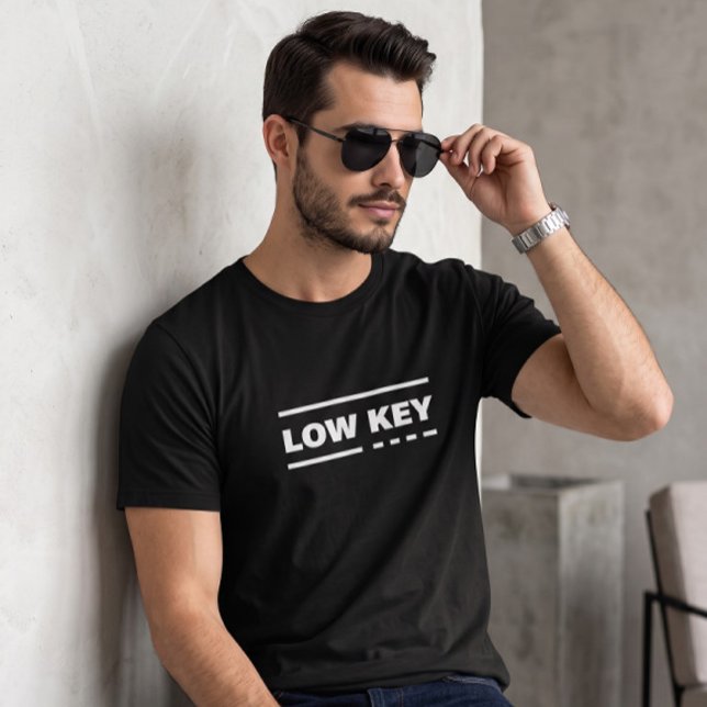 Low Key Typography Men's Graphic Tee | Urban (Creator Uploaded)