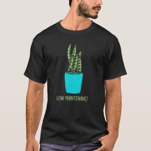 Low Maintenance Snake Plant Houseplant Graphic T-Shirt