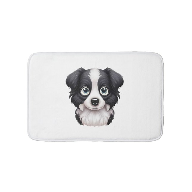 Low Poly Dachshund - Super Cute Miniature Dachshun Bath Mat (Front)