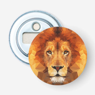 Low Poly Lion Face-65764 Bottle Opener