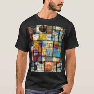 Low poly pixel art, geometric pattern. T-Shirt