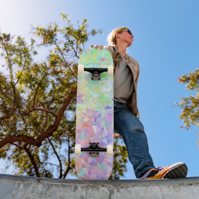 Low Poly Rainbow Skateboard (Outdoor 1)