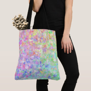 Low Poly Rainbow Tote Bag
