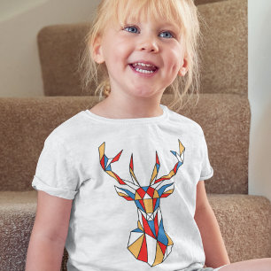 Low Polygon Deer T-Shirt