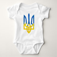 Low polygonal Ukrainian trident