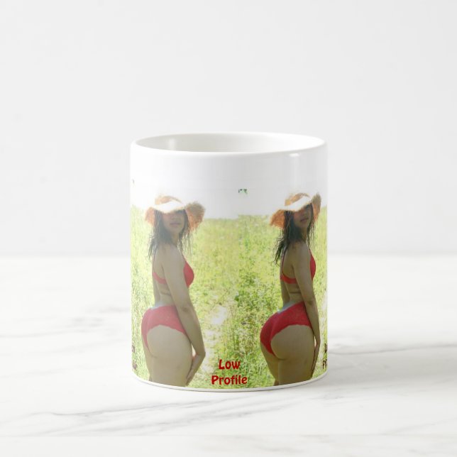 Low Profile Busy Bustle Bikini Belle's Best Side Coffee Mug (Center)