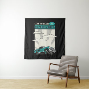 Low & Slow 66 Classic Lowrider Tapestry